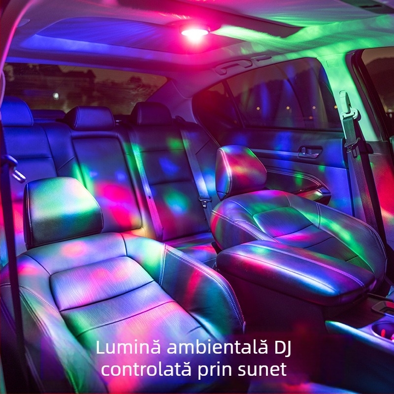 Lumină de plafon LED pentru mașină Y-038, 4W, DC5.0V, 400mA, durată de viață 8760h, iluminare LED moale, compatibil universal