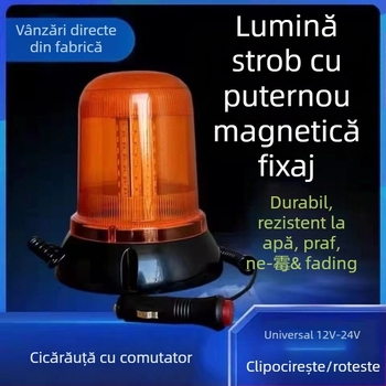 HY-08 LED lampă de avertizare pentru plafonul auto, 12-24V, 20W, 0.5A, carcasă ABS