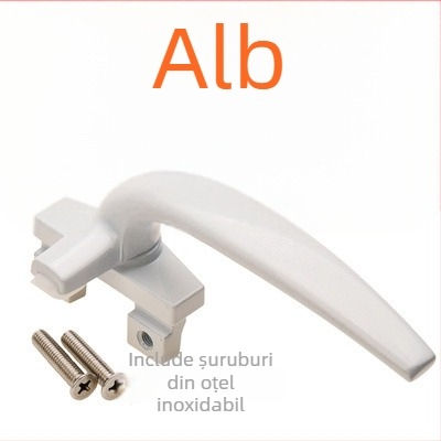 Mâner fereastră LM-C1912 – aliaj de aluminiu, finisare cu pulverizare, profil 38 ferestre, acționare plată, stânga sau dreapta, pentru uși și ferestre din aluminiu