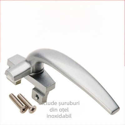 Mâner fereastră LM-C1912 – aliaj de aluminiu, finisare cu pulverizare, profil 38 ferestre, acționare plată, stânga sau dreapta, pentru uși și ferestre din aluminiu