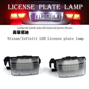 Lampă LED pentru plăcuța de înmatriculare Nissan și Infiniti (12V, 3W, 0.16A, LED 2835, 30000H)