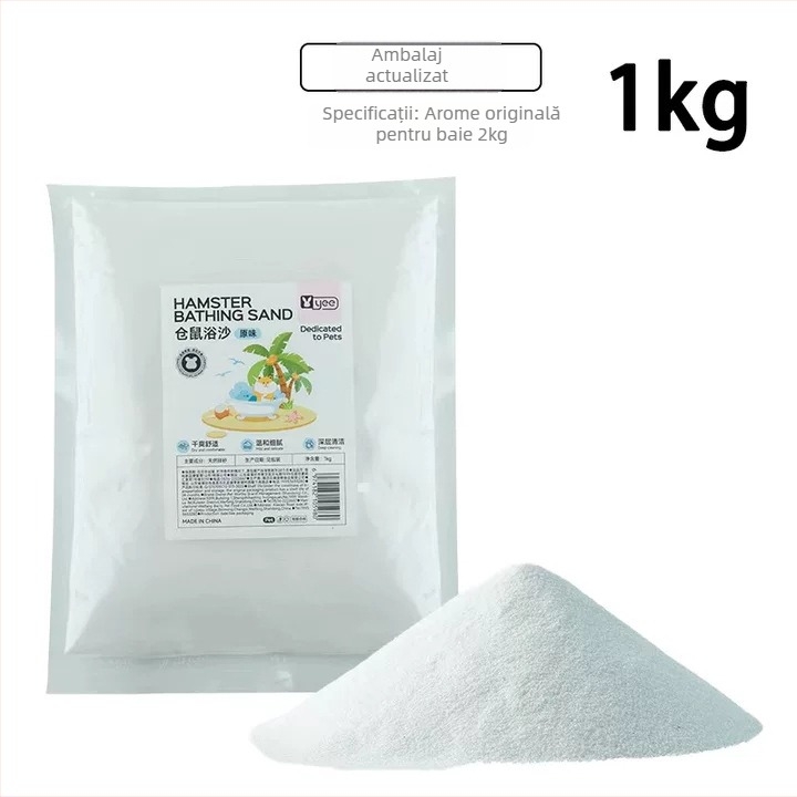 Nisip de baie pentru hamster — deodorizant, pachet de 20, origine Shandong, pentru hamsteri