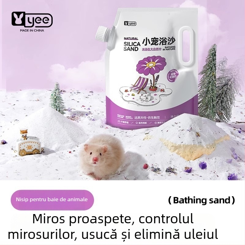 Nisip de baie pentru hamster — deodorizant, pachet de 20, origine Shandong, pentru hamsteri