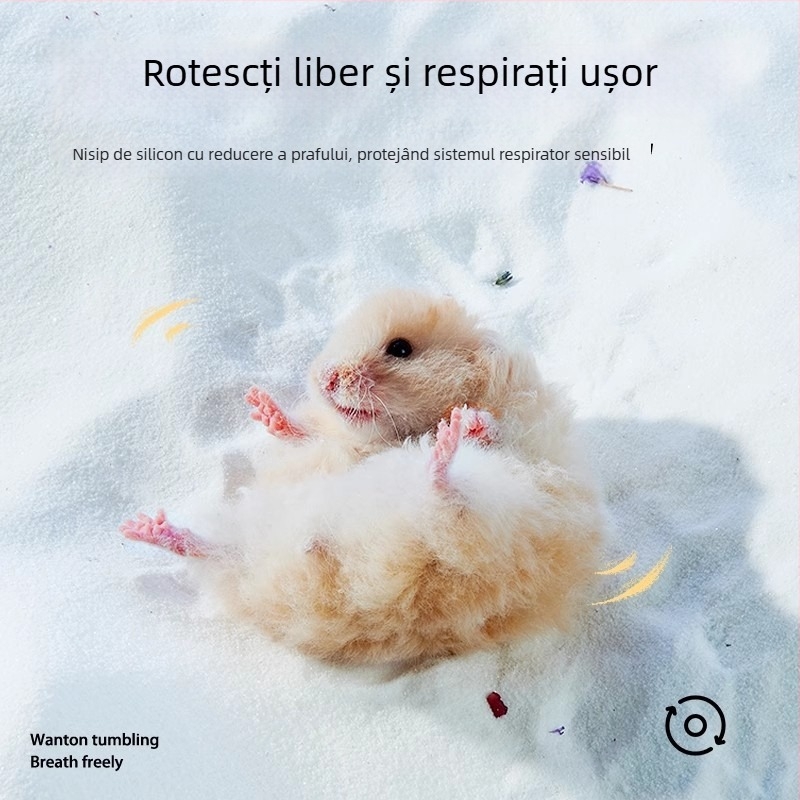 Nisip de baie pentru hamster — deodorizant, pachet de 20, origine Shandong, pentru hamsteri