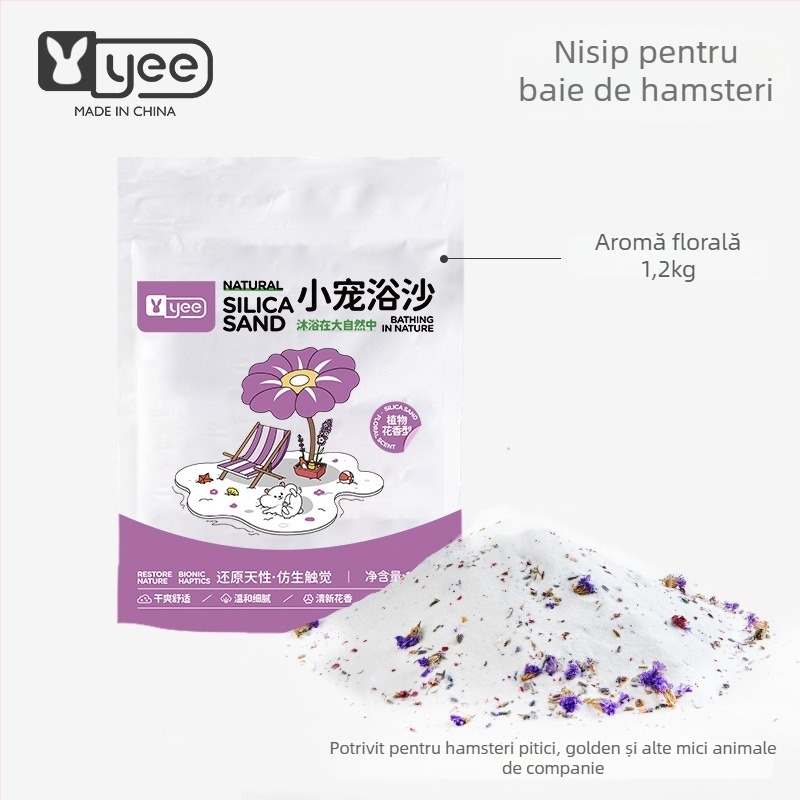 Nisip de baie pentru hamster — deodorizant, pachet de 20, origine Shandong, pentru hamsteri