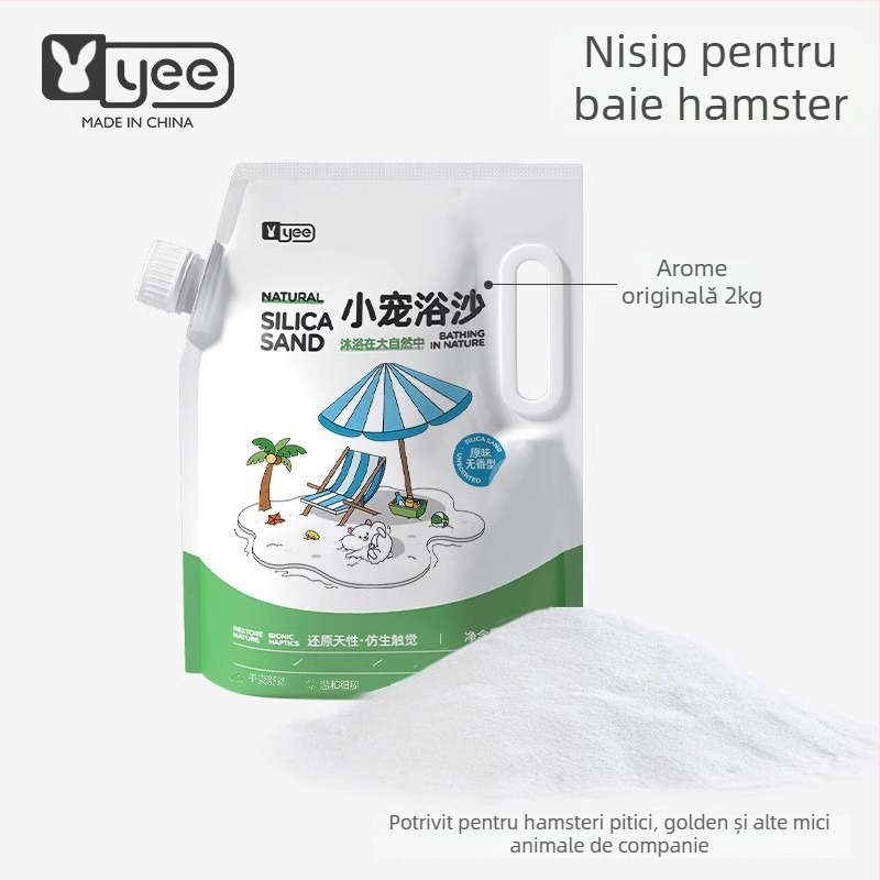 Nisip de baie pentru hamster — deodorizant, pachet de 20, origine Shandong, pentru hamsteri