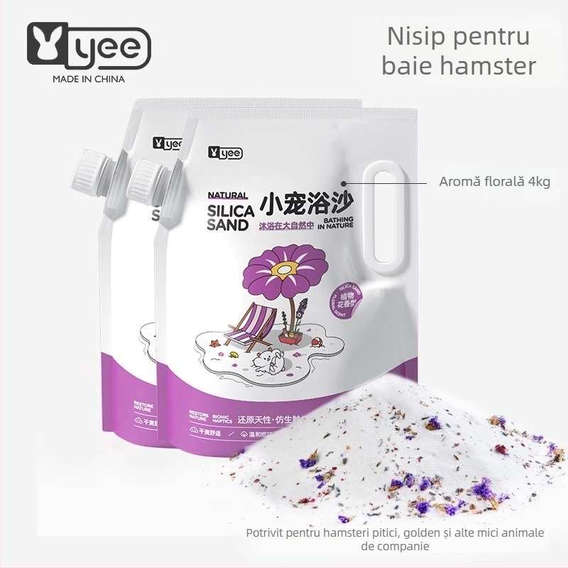 Nisip de baie pentru hamster — deodorizant, pachet de 20, origine Shandong, pentru hamsteri