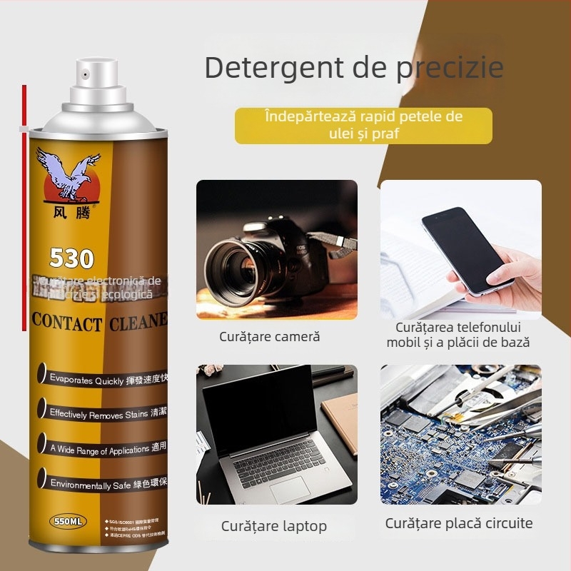 Wind 530 lichid de curățare electronic pentru electronice generale, telefoane mobile și calculatoare; solvent volatil; 400 g