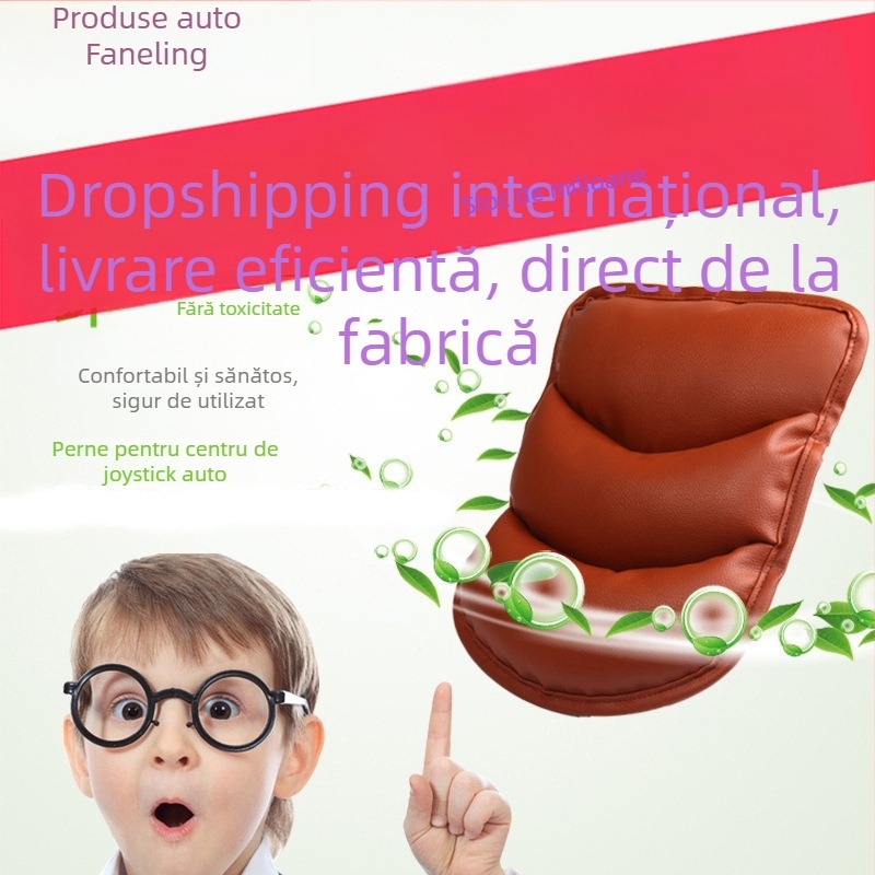 Pernă universală pentru cotiera mașinii - piele PU, 100 g, personalizabilă, compatibilă cu mai multe modele