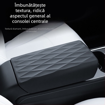 Capac consolă centrală pentru Tesla Model 3/Y – protecție din plastic, accesoriu interior, cod produs Al1024466882