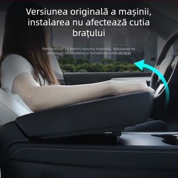 Capac consolă centrală pentru Tesla Model 3/Y – protecție din plastic, accesoriu interior, cod produs Al1024466882
