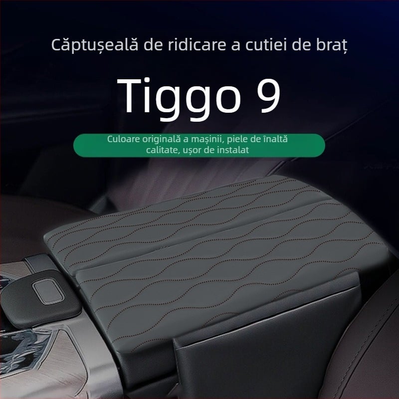 Cotiera centrală înălțătoare pentru Chery Tiggo 9 - Piele - Model rh9fsd - Brand Special