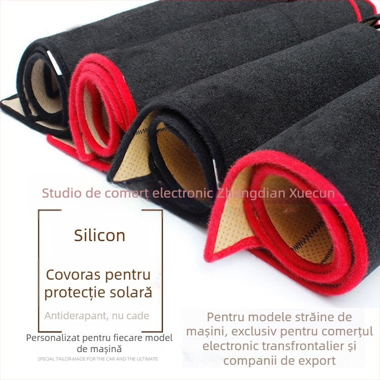 Parasolar pentru consola centrală Kia Sportage (2017–2022), material poliester flanel piele întoarsă