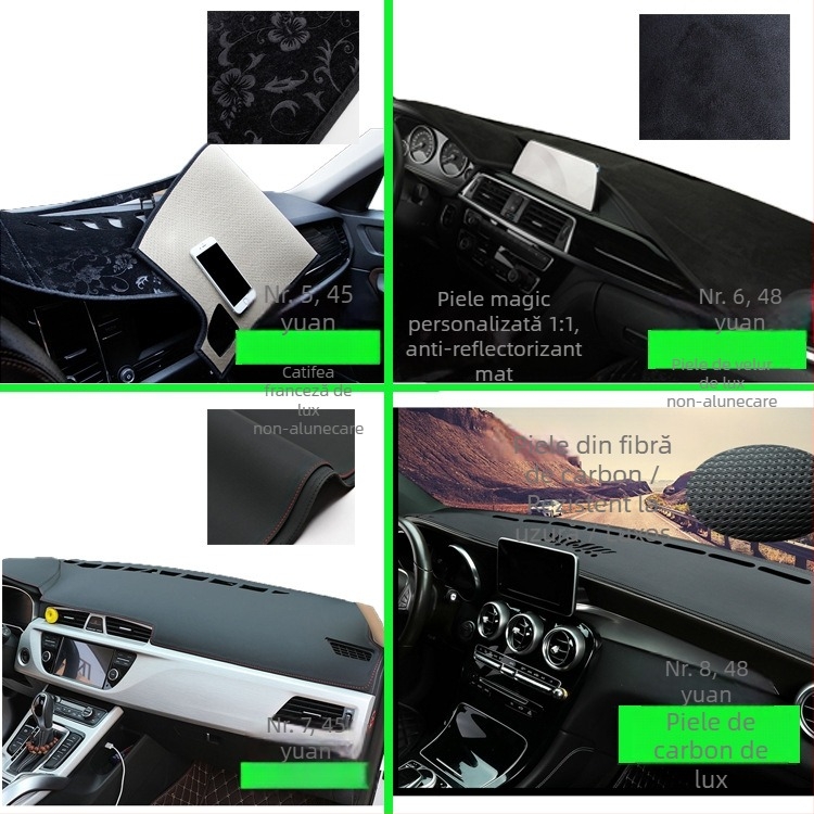 Parasolar pentru consola centrală Kia Sportage (2017–2022), material poliester flanel piele întoarsă