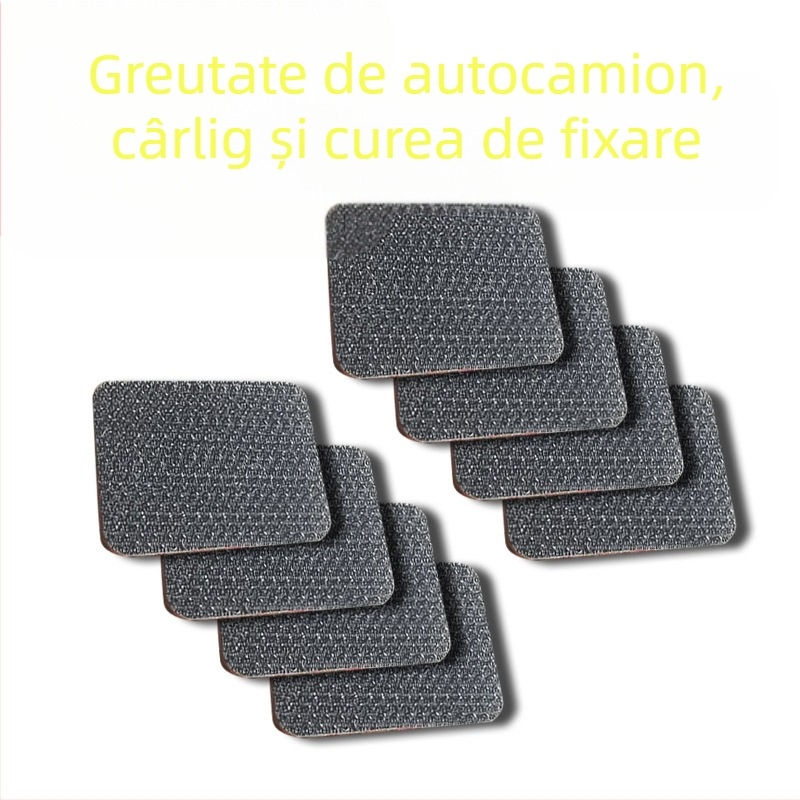 Ornament auto cu Velcro pentru bord, covoraș anti-derapare, Velcro dublu, blocare a luminii