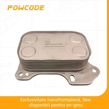 POWCODE Radiator de răcire a uleiului motor pentru Fiat Opel 1.3D diesel (Modele de motor: 199 A3.000, Z 13 DTH, 263 A2.000; Accesorii: 55210824, 93192557, 55258602, 55213468)