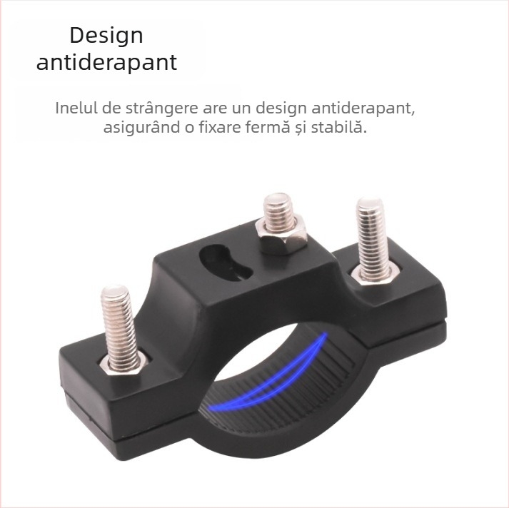 Mojielong Clește universal pentru țeavă – bază de montaj pentru far pentru motociclete și vehicule electrice