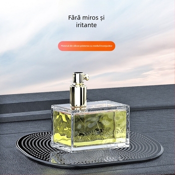Pad anti-alunecare auto pentru consola centrală — material PU, suport pentru telefon, bandă adezivă, rezistent la temperaturi înalte