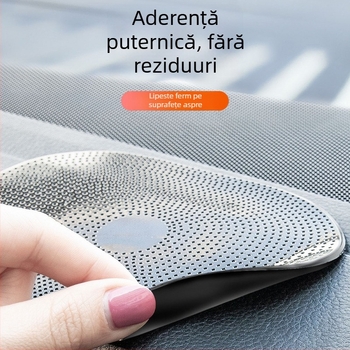 Pad anti-alunecare auto pentru consola centrală — material PU, suport pentru telefon, bandă adezivă, rezistent la temperaturi înalte