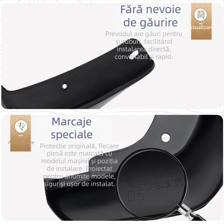 Protecție noroi pentru BMW X3 2025 — plastic neutru; compatibilă cu transmisie automată; anul modelului 2025-