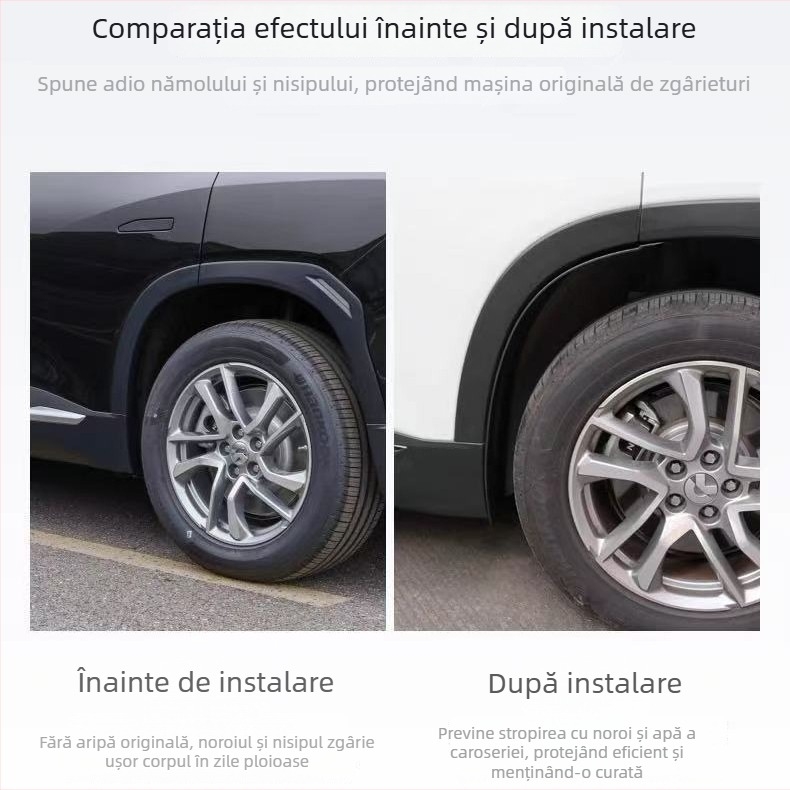 Tank 400 Protecție interioară a noroiului ușii din spate, plastic, Anul modelului 2024, transmisie automată, Shengdetai