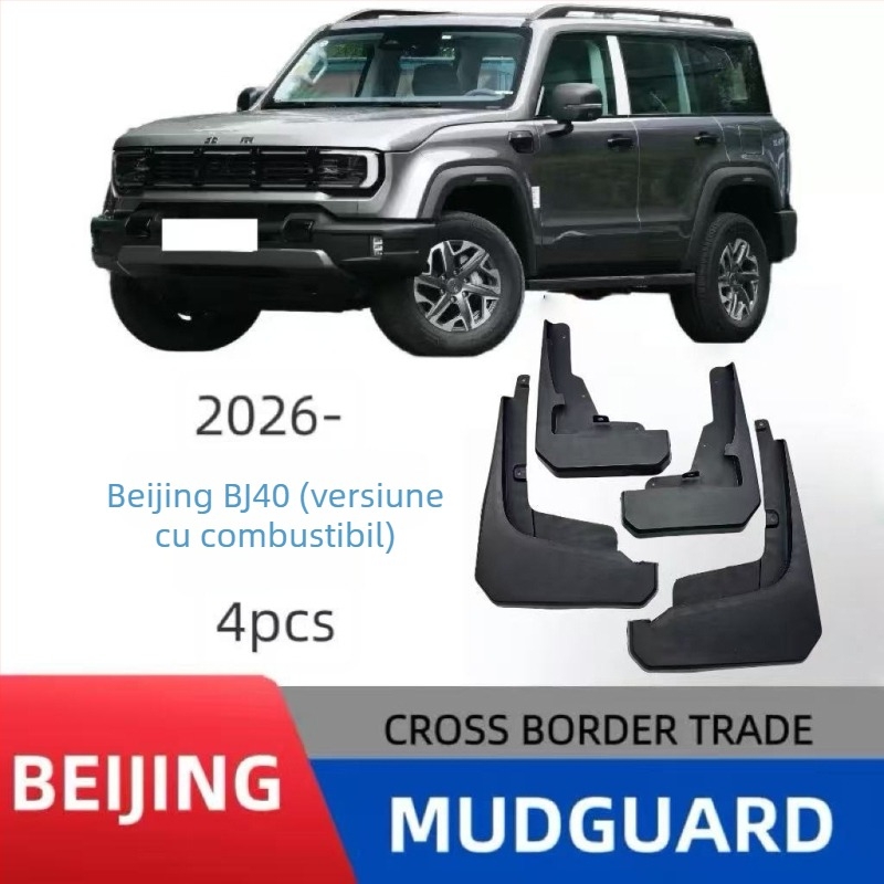Protectie noroi pentru Beijing BJ40 Fuel Version 2025–2026, specială pentru vehicul, plastic neutru, prelucrare personalizabilă, transmisie automată
