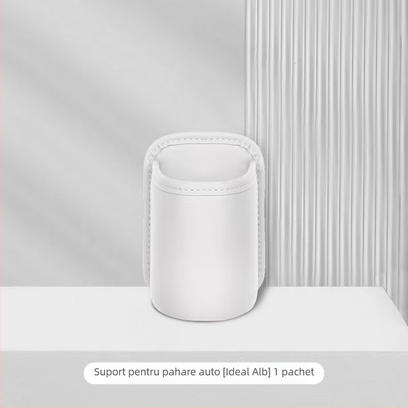 Suport din piele pentru pahare în mașină și spațiu de depozitare pentru spatele scaunului, pentru mânerul ușii — Brand Fadil, Model Storage Box, Articol Cup Holder
