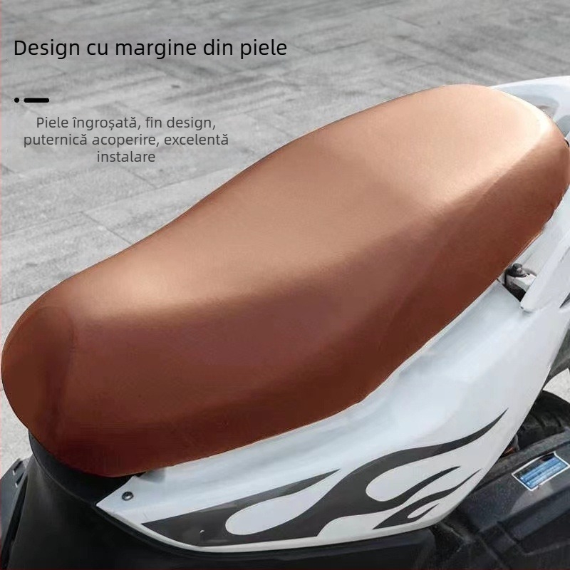 Husă de scaun din PU pentru motocicletă electrică – patru sezoane, brand Tianshuo, fără umplutură