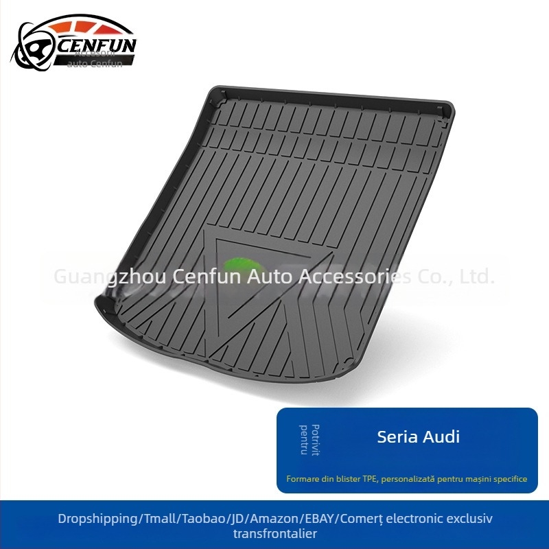 Covor portbagaj pentru Audi A3 A4L A5 A6 A7 A8 Q2L Q3 Q5 Q7 Q8 S4 — din cauciuc, Brand CENFUN