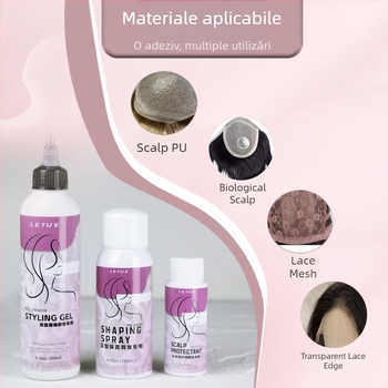 Lipici LETUE pentru peruci cu dantelă | fixare invizibilă, impermeabilă, aderență puternică, formulă delicată