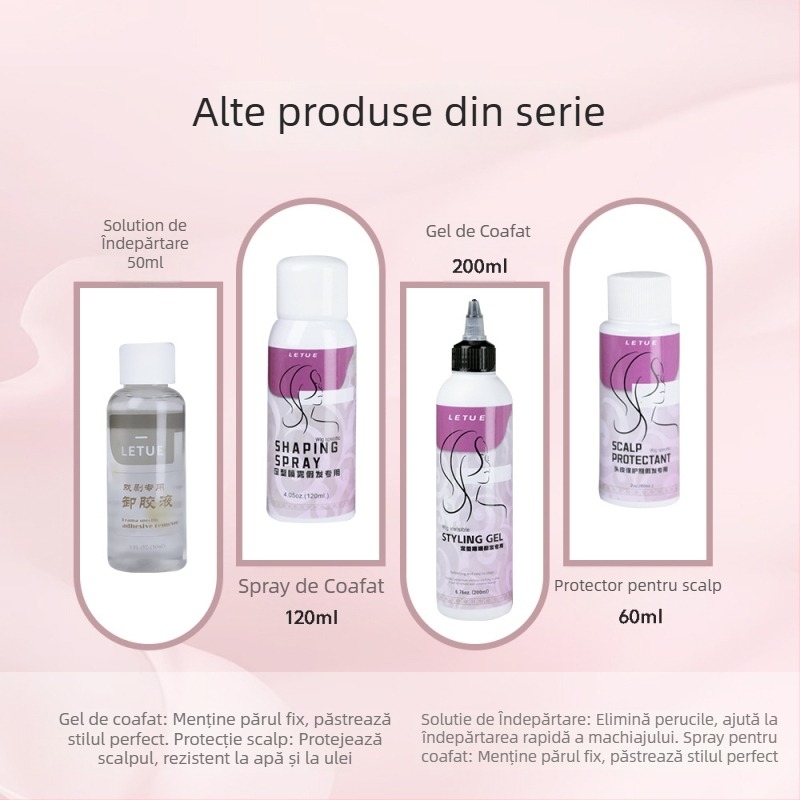 Lipici LETUE pentru peruci cu dantelă | fixare invizibilă, impermeabilă, aderență puternică, formulă delicată