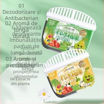 Cutie de deodorare pentru frigider cu cărbune activ și sterilizare, SAFEBET marcă autohtonă, 120 g, ambalaj 100 buc