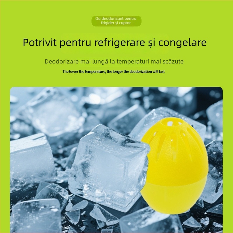 Deodorant pentru frigider, aromă de lămâie, 30 g net, 60 de cutii pe pachet, adsorbție și purificare multifuncțională