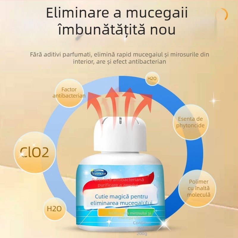 Lian Jie Detergent Multi-Scop, 200 ml, antibacterian și deodorizant, pentru îndepărtarea mucegaiului din bucătărie și aparate electrocasnice