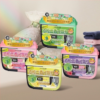 GLOBAL WAREHOUSE cutie de deodorant pentru garderobă cu aromă de ceai verde