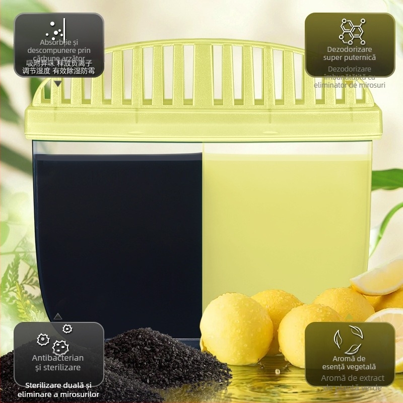 GLOBAL WAREHOUSE cutie de deodorant pentru garderobă cu aromă de ceai verde