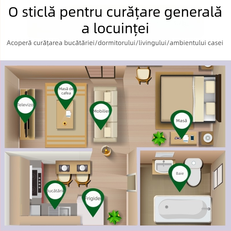 Spray dezinfectant pentru uz casnic – Duer Deao, antibacterian, multifuncțional, origine Guangdong