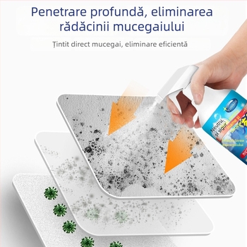 Lian Jie spray mucegai – pentru pereți, frigidere și garnituri ale mașinii de spălat; 500 ml; decontaminare profundă, eliminare mirosuri; curățător multifuncțional