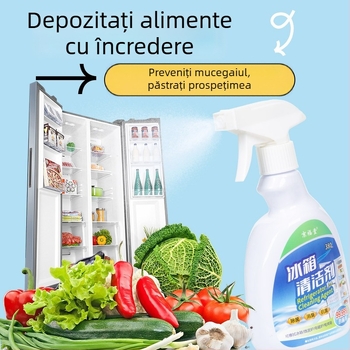 Spray de curățare multifuncțional 400ml – 99,99% sterilizare; pentru frigider, cuptor și cuptor cu microunde; antibacterian, decontaminare profundă, prospețime