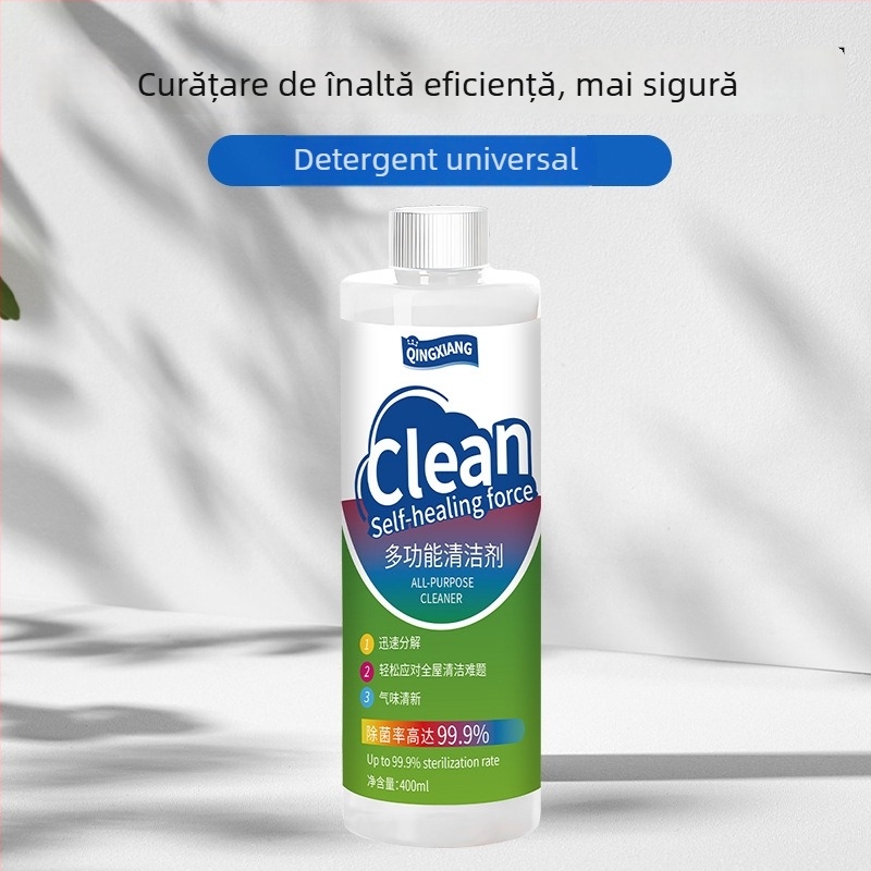 Qingxiang Curățitor multipur pentru uz casnic — frigider, congelator, baie și podea; 400 ml; decontaminare profundă; parfum proaspăt; protecție durabilă; decontaminare sigură