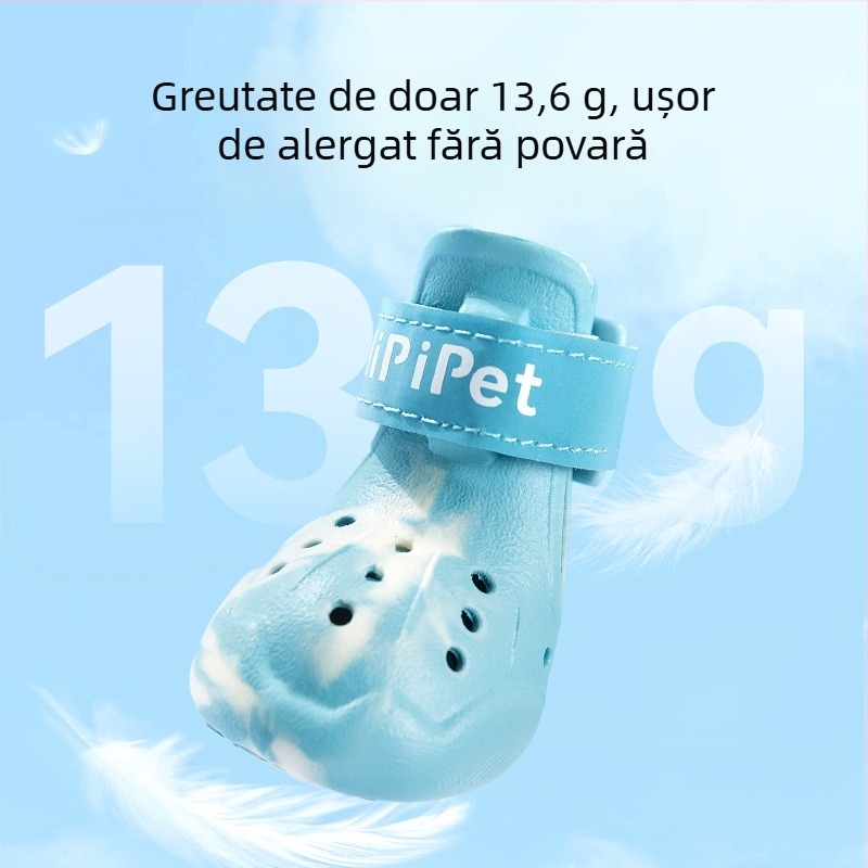 Încălțăminte pentru câini — Hippie dog, material EVA, închidere Velcro reflectorizant, anti-alunecare