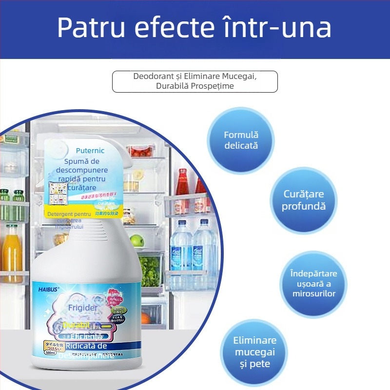 Hebson Curățător Deodorizant pentru frigider — antibacterian, elimină mirosurile, curățare, eliminare mucegai; parfum ușor; cutie cu 25 de bucăți