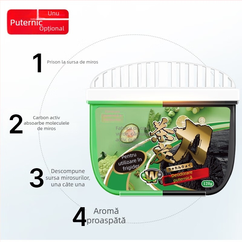 Juji Cutie Deodorizant pentru frigider – 120 g/cutie, 72 cutii/cutie, Deodorizare și eliminare a mirosurilor, SKU 6975405180463