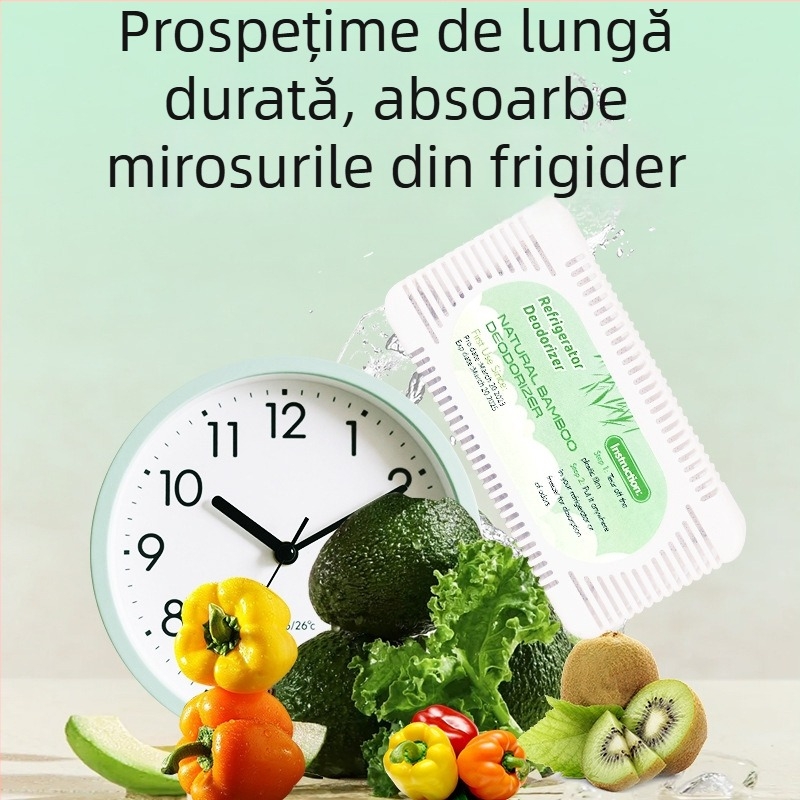 Geantă cu cărbune de bambus pentru frigider – Bamboo rhythm; funcție: absorbție de umiditate și deodorare; categorie: geantă din cărbune de bambus; spațiu potrivit: frigider; greutate: 50 g