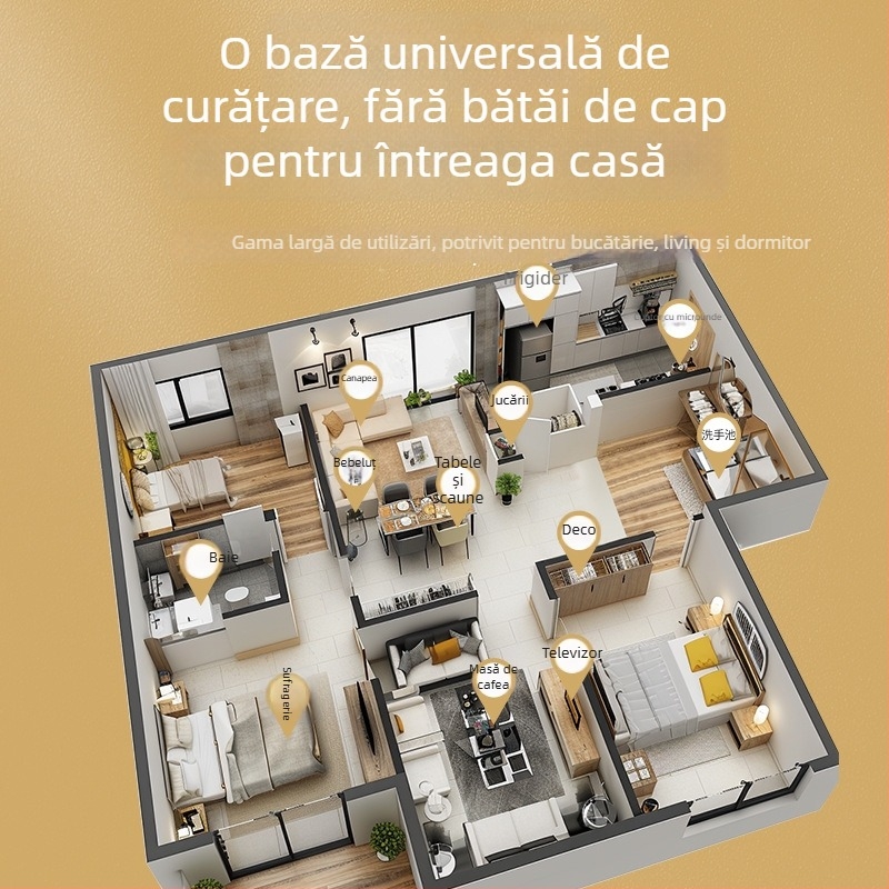 Plant care curățător universal – dezinfectare profundă, deodorizare și răcorire, îndepărtează depunerile de calcar, dizolvă petele de ulei