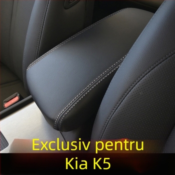 Capac din piele pentru cutia de sub braț Kia K5, pentru modelele 11–25, consolă centrală, 100 g, personalizare disponibilă