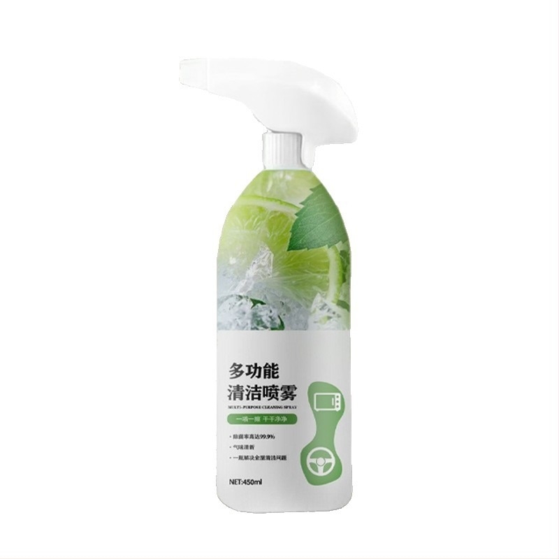 Spray de curățare multifuncțional cu acțiune antibacteriană, curățare în profunzime, deodorizant, elimină depunerile de calcar, descompune petele uleioase (Categorie: Detergent multifuncțional; Număr produs: 654)