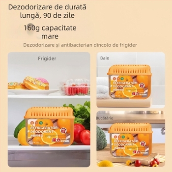 Royal Fragrance Cutie Deodorizant pentru frigider, Aromă fructată, Antibacterian, Pachet de 60, Conținut net 160