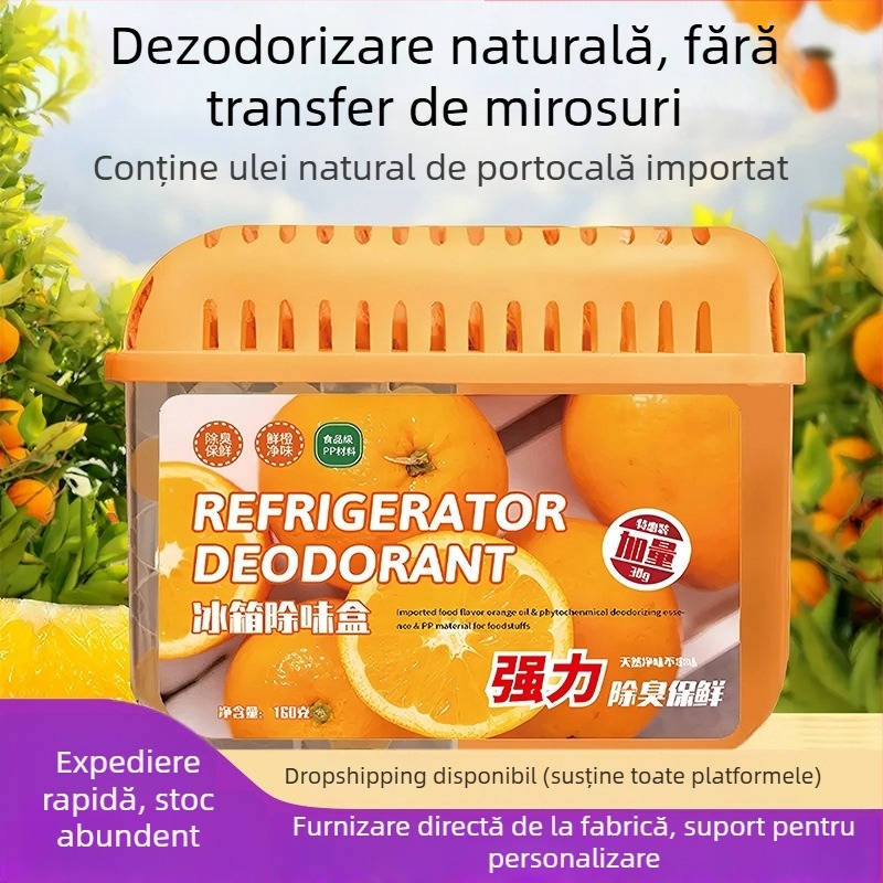 Royal Fragrance Cutie Deodorizant pentru frigider, Aromă fructată, Antibacterian, Pachet de 60, Conținut net 160