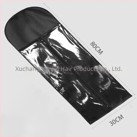 Yunjin Sac de depozitare pentru peruci din material nețesut, cu husă PVC anti-praf – tip agățat